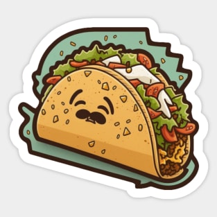 Taco Sticker